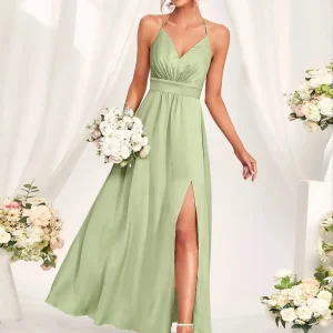 Robe demoiselle d'honneur couleur menthe