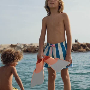 Short de bain Ibiza bleu rayé