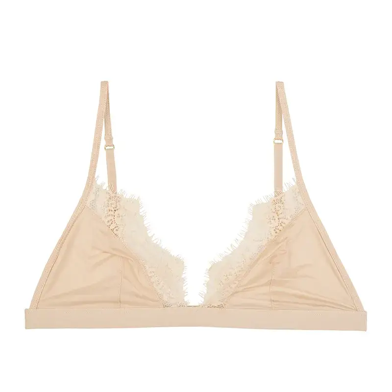 Soutien-gorge Satin Dentelle Minimaliste – Image 4