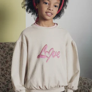 Sweat Bueno beige chiné