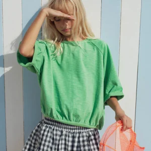 Sweat Zélie vert aqua