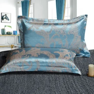 Taie d’oreiller Satin En Jacquard de luxe